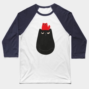 Two cats Baseball T-Shirt